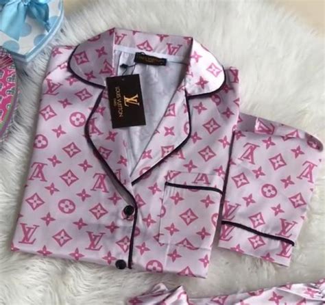 louis vuitton inspired pajamas|louis vuitton silk pajamas.